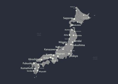 JAPAN Map