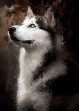 Siberian Husky Dog 