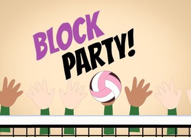 Block party volleyball 