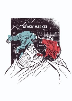 Stock Market Mountain