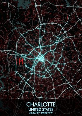 Charlotte City Map