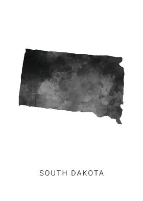 South Dakota state map
