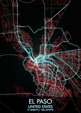 El Paso City Map