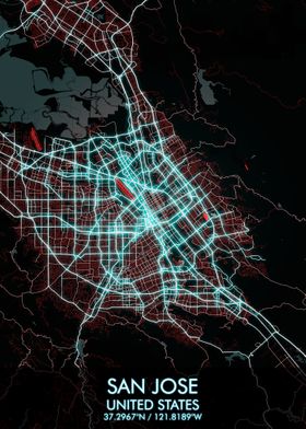 San Jose City Map