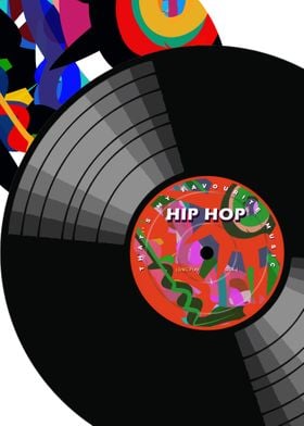 Vinyl records Hip Hop