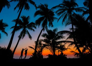 Couple and Sunset