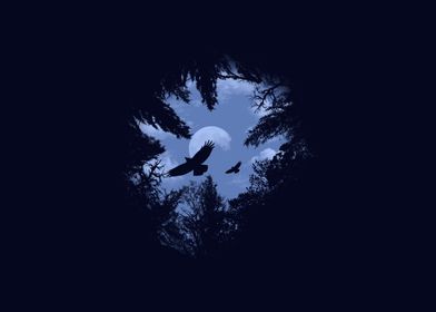 forest silhouette