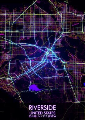 RIVERSIDE City Map