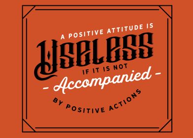 A positive attitude 