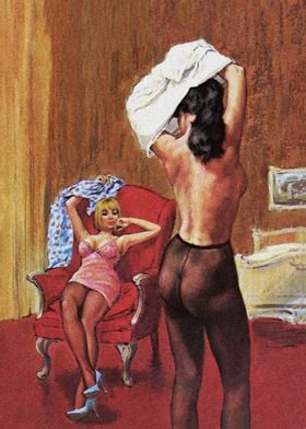 Vintage Pulp Cover Girls-preview-0