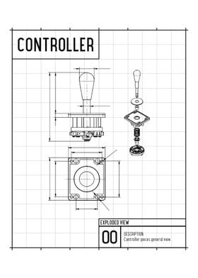 Retro console controller