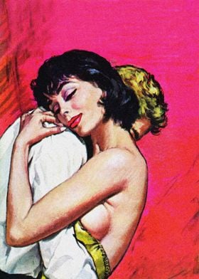 Lovers vintage pulp cover
