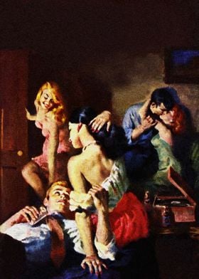 Time for orgy pulp cover