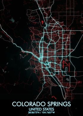 COLORADO SPRINGS City Map