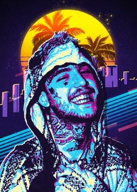  Lil Peep rapper retro