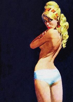 Vintage Pulp Cover Girls-preview-1
