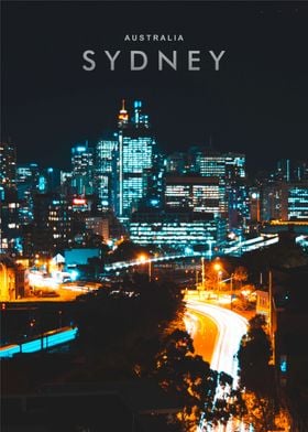 Sydney night view