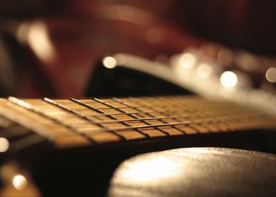 Close Up Guitar Blur