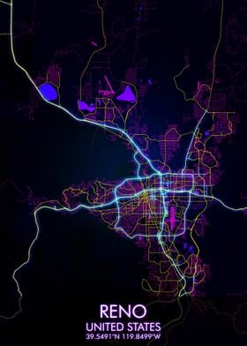 RENO City Map