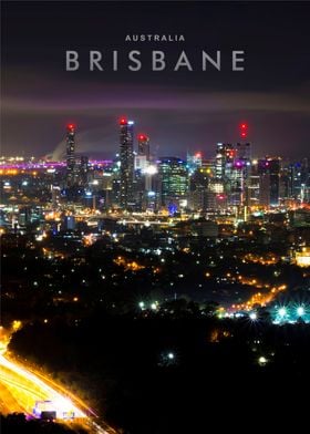 Brisbane night view