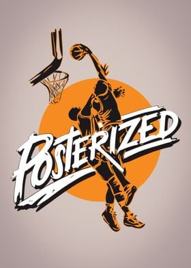Posterized Basketball 