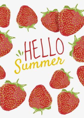 Hello Summer Strawberry