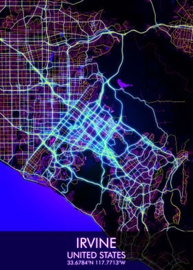 IRVINE City Map