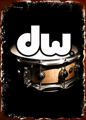 DW Drum Drums Poster