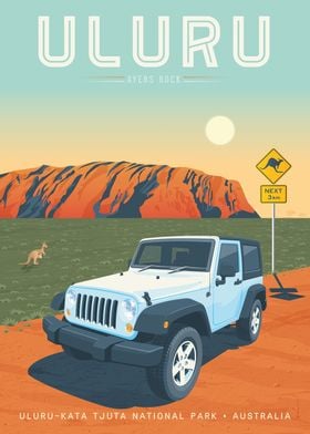 Uluru Ayers Rock Poster