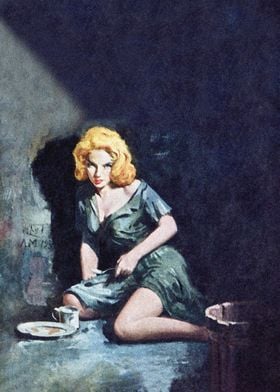 Blonde prisoner pulp cover