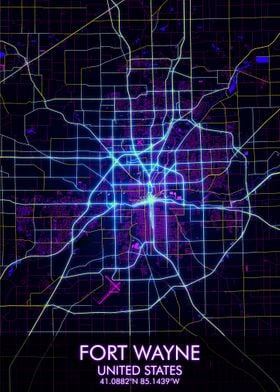 FORT WAYNE City Map