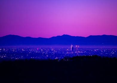 Milan at dusk time