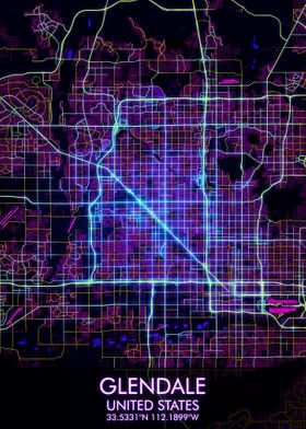 GLENDALE City Map