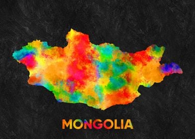 mongolia map