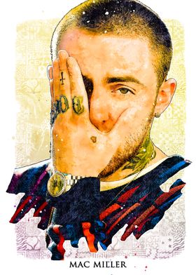 mac miller rare poster