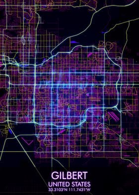 GILBERT City Map