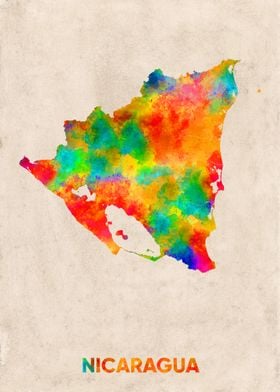 nicaragua map