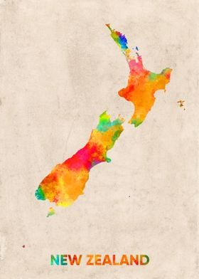 new zealand map