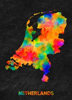 netherlands map