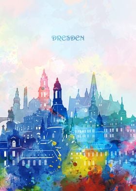 dresden cityscape color