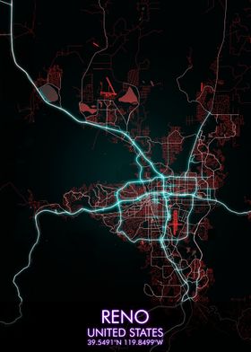 RENO City Map