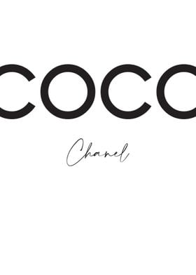 chanel dripping 2 art print chanel poster - black and white Coco