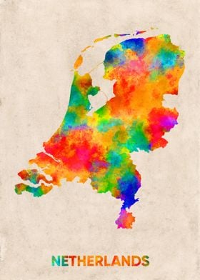 netherlands map