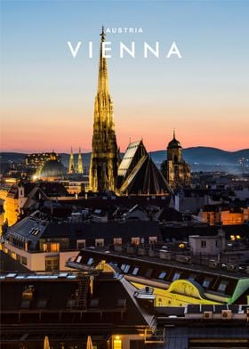 Vienna night view