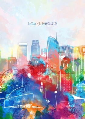 los angeles cityscape 