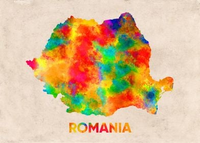 romania map