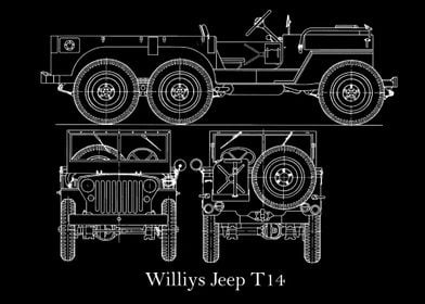 Williys Jeep T14 1942 