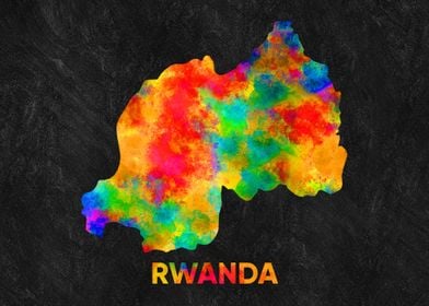 rwanda map