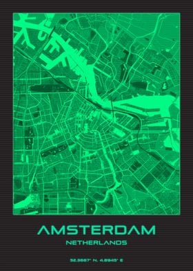 Amsterdam City Map