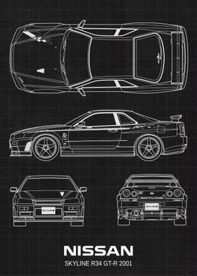 Nissan Skyline R34 GTR 20